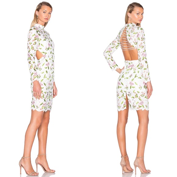 Asilio Objects of Desire Floral Lace Dress NWT Sz2 - Picture 2 of 16